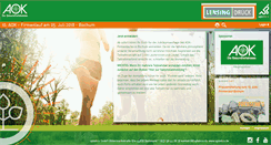 Desktop Screenshot of aok-firmenlauf-bochum.de